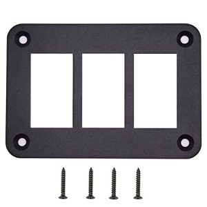 HOKAAER Waterproof 3 Way Rocker Switch Panel