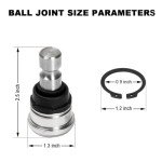 Polaris RZR & Ranger Ball Joints Set of 4