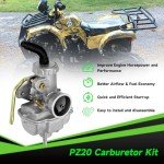 XIKOBY Carburetor and Ignition Coil Kit for ATVs