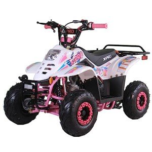 X-PRO Bolt 110cc Pink Gas ATV Quad
