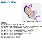 Yamaha Rhino & Raptor Carbon Fiber Brake Pads