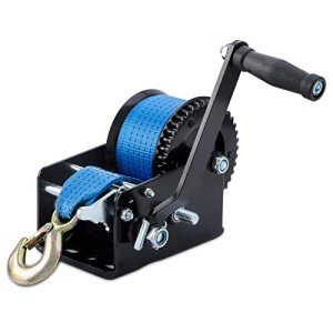 Heavy-Duty 3200lbs Boat Trailer Hand Winch