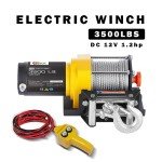 RUGCEL Waterproof 3500 lb Electric ATV Winch