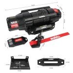 X-BULL 6000LBS Waterproof Electric Winch with Remote