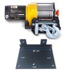 RUGCEL Waterproof 3500 lb Electric ATV Winch
