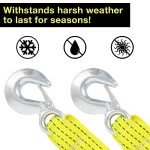 Heavy Duty 20 ft ATV Tow Strap with Hooks