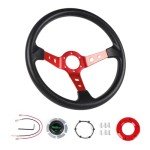 RASTP Universal Deep Dish Drift Steering Wheel 350mm