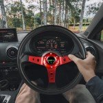 RASTP Universal Deep Dish Drift Steering Wheel 350mm
