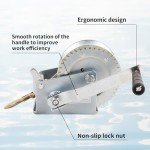 Heavy Duty 1200lb Boat Trailer Hand Winch