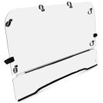 Kojem Folding Front Windshield for Kawasaki Mule