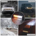 Justech 8PC Strobe Light Kit for Vehicles