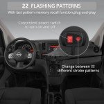 Justech 8PC Strobe Light Kit for Vehicles