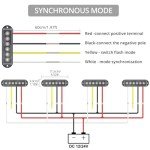 Justech 8PC Strobe Light Kit for Vehicles