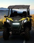 UTV Front Mesh Grill with LED Light Bar