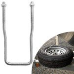 ELITEWILL Zinc Plated Spare Tire Carrier Bracket