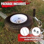 ELITEWILL Zinc Plated Spare Tire Carrier Bracket