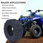 Set of 2 All-Terrain 24x9-11 ATV Tires