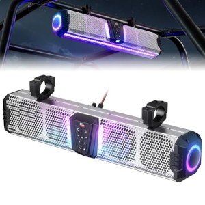 KEMIMOTO 26-Inch Bluetooth UTV Sound Bar