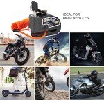 AGPTEK 110db Motorcycle Disc Brake Lock with Cable