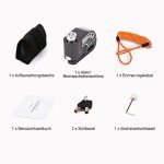 AGPTEK 110db Motorcycle Disc Brake Lock with Cable