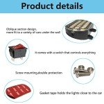 Super Bright LED Truck Bed Light Kit (10 Pods)