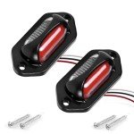 Dual Color LED License Plate Lights for ATV