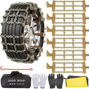 AutoChoice Snow Tire Chains for Cars and SUVs
