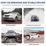 AutoChoice Snow Tire Chains for Cars and SUVs