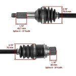 Caltric Complete CV Joint Axles for Yamaha Big Bear