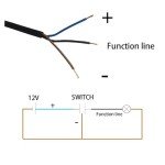 Adjustable Waterproof LED Motorcycle Switch Button