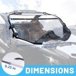 StarknightMT Maverick X3 Scratch-Proof Windshield