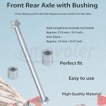 12mm Rear Wheel Axle with Spacers for ATVs