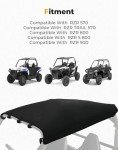 KEMIMOTO Black Soft Top for RZR 570/Trail 570