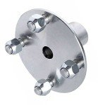 2-Pack 1" Live Axle 4 Lug Adapter Hubs