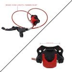 Red Hydraulic Disc Brake System for ATVs