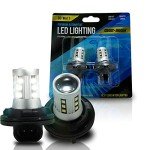 80W LED Bulbs for Polaris ATV Headlights (2-Pack)