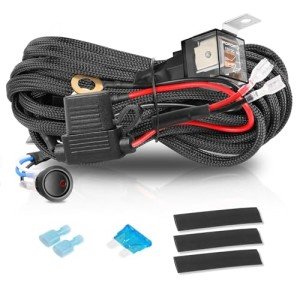 Light Bar Wiring Harness with Relay and Switch