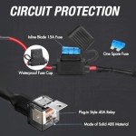 Light Bar Wiring Harness with Relay and Switch