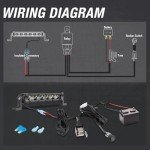 Light Bar Wiring Harness with Relay and Switch