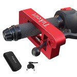 Tukeirt Adjustable Anti-Theft Motorcycle Lock - Red