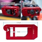 Tukeirt Adjustable Anti-Theft Motorcycle Lock - Red