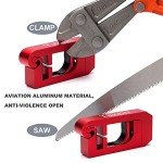 Tukeirt Adjustable Anti-Theft Motorcycle Lock - Red