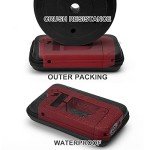 Tukeirt Adjustable Anti-Theft Motorcycle Lock - Red