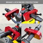 Tukeirt Adjustable Anti-Theft Motorcycle Lock - Red