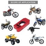 Tukeirt Adjustable Anti-Theft Motorcycle Lock - Red