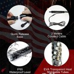 RGB LED Whip Lights for UTV and ATV