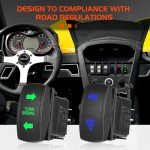 Waterproof ATV UTV Turn Signal Kit with Switch