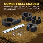 ATV UTV Light Bar Mounting Bracket Kit