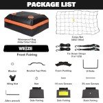 WEIZE 54" Rooftop Cargo Rack with Bag & Straps