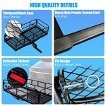 500 Lbs Heavy Duty Hitch Mount Cargo Carrier